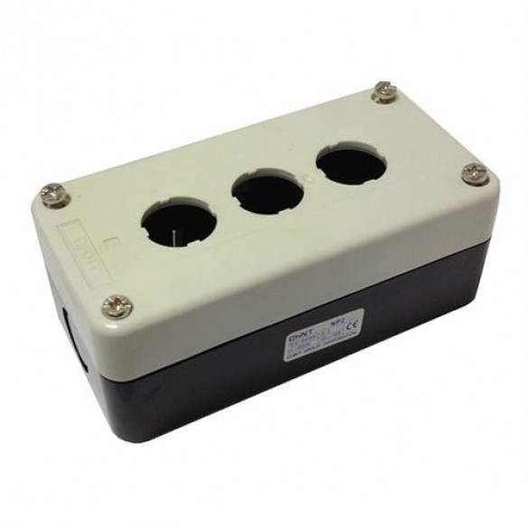 

Корпус для кнопок CHINT 574886 NP2 3 места NP2-B03, 574886