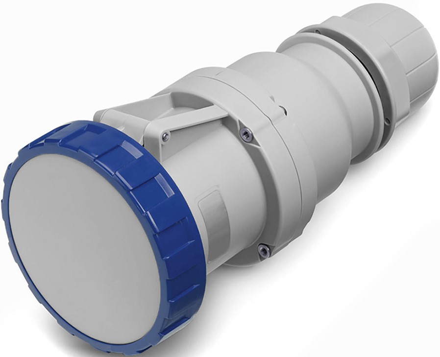 

Розетка кабельная DKC DIS31812543 IP67 125A 2P+E 230V, "Quadro", DIS31812543