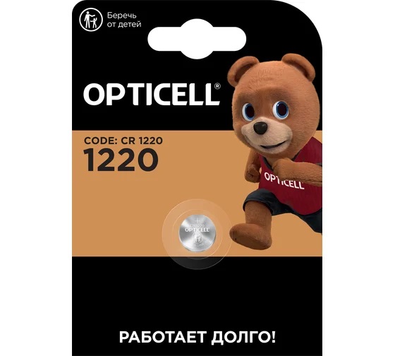 

Батарейка OPTICELL 5060011 литиевый CR1220 (блист.1шт) Specialty Opticell, 5060011
