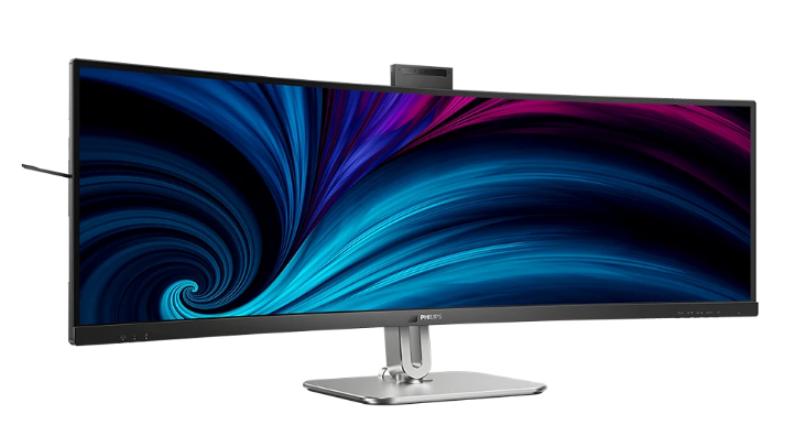 

Монитор 48.8" Philips 49B2U6903CH 32:9, VA, 5K, curved, 120Hz, Adaptive-Sync, 2*HDMI, DP, 5*USB (USB-C, 4*USB-A), speakers, HAS, WebCam), 49B2U6903CH