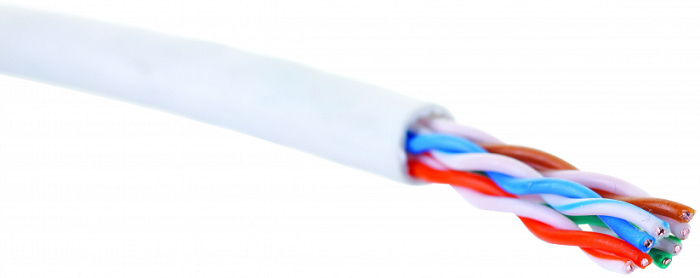 

Кабель витая пара U/UTP 5e кат. 4 пары Eurolan 19C-U5-12WT-B305 24AWG(0.51 мм), медь, одножильный (solid), внутренний, LSZH, нг(A)-HF, белый, уп/305м, 19C-U5-12WT-B305