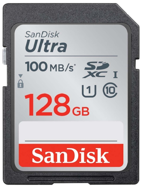 

Карта памяти 128GB SanDisk SDSDUNR-128G-GN3IN SDXC Class 10 UHS-I U1 Ultra 100MB/s, SDSDUNR-128G-GN3IN