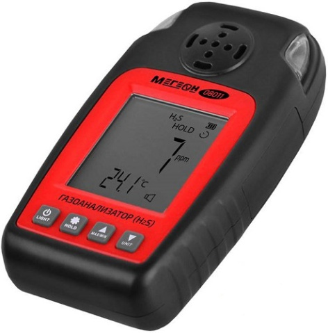 Изображение товара Газоанализатор МЕГЕОН с ЖК-дисплеем и функцией калибровки