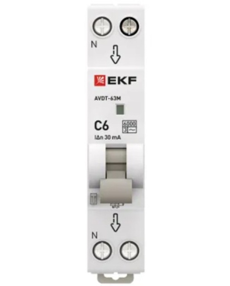 фото Автомат дифференциальный EKF DA63M-6-30 в Санкт-Петербургe