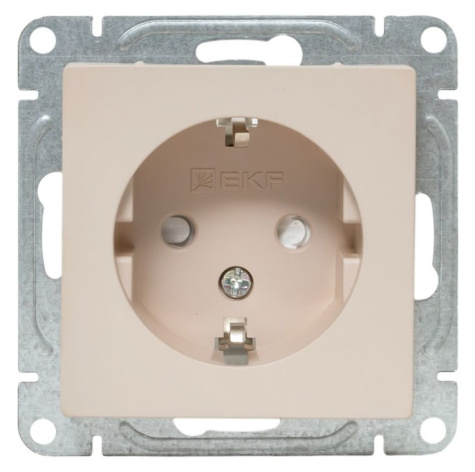 фото Розетка с заземлением  EKF UP1-SOI-111