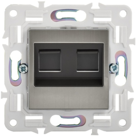 фото Розетка компьютерная  IEK SK-K20-2-K50 в Санкт-Петербургe
