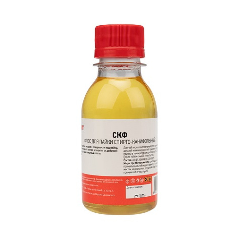 Изображение товара Флюс для пайки Rexant 09-3643 спирто-канифольный низкотемпературный