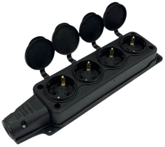 фото Удлинитель силовой iTOK i-CONNECT-COLOR-SU-KG-325-4-54-15-BLACK-OR в Санкт-Петербургe