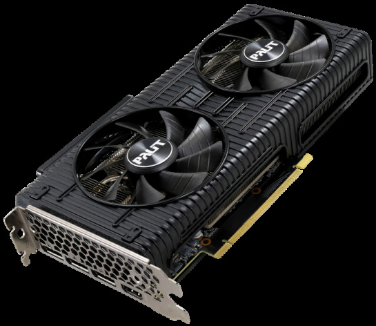 фото Видеокарта Palit GeForce RTX 3050 Dual OC (NE63050T19P1-190AD)