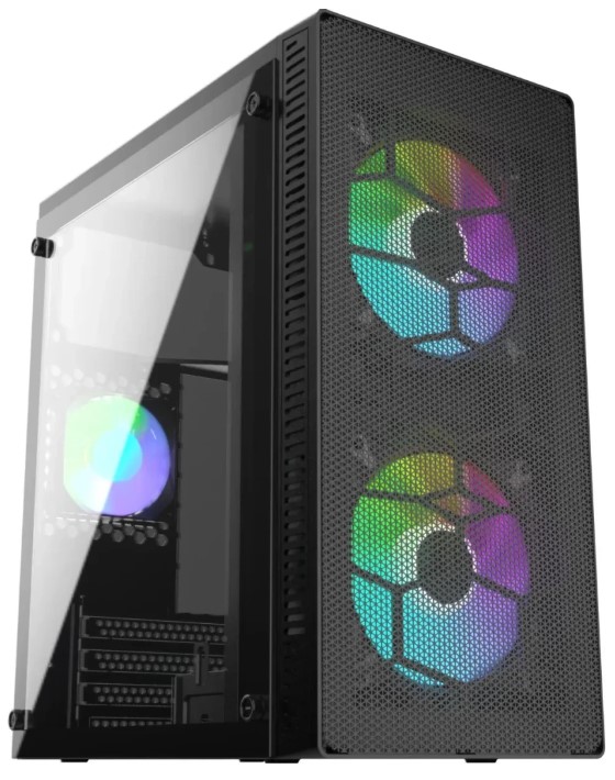 

Корпус mATX Bloody BD-CC101F черный, без БП, 2*USB 2.0, USB 3.0, audio, BD-CC101F