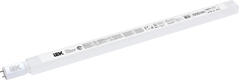 

Лампа светодиодная IEK LLE-T8R-10-230-40-G13 LED T8 линейная 10Вт 1000Лм 230В 4000К 600мм G13, LLE-T8R-10-230-40-G13