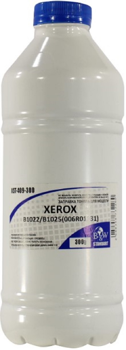 

Тонер B&W (Black&White) XST-409-300 XEROX B1022/B1025 (006R01731) (фл. 300г) Standart фас.Россия, XST-409-300