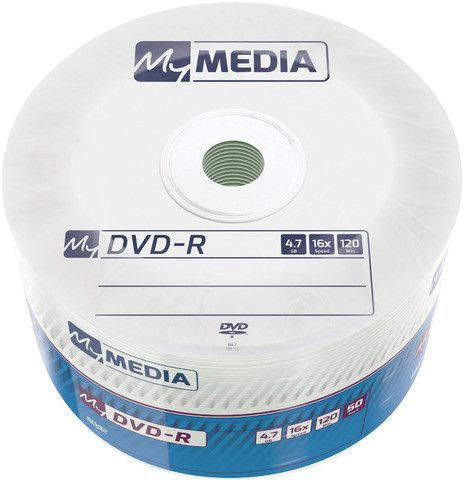 

Диск DVD-R MYMEDIA 69200 4.7Gb 16x Pack wrap (50шт) (1545332), 69200