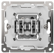 фото Выключатель двухклавишный Systeme Electric GAL000519S