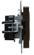 фото Розетка без заземления  IEK BR-R10-10-K45