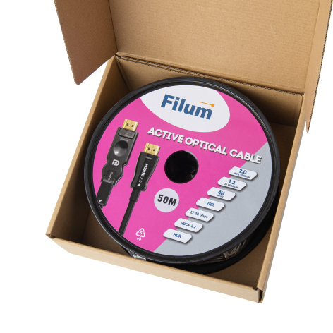 фото Активный оптический кабель Filum FL-AOC-DP1.2-HDMI2.0-50M в Уфе