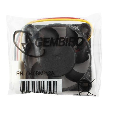 фото Вентилятор для корпуса Gembird D40BM-12A в Уфе