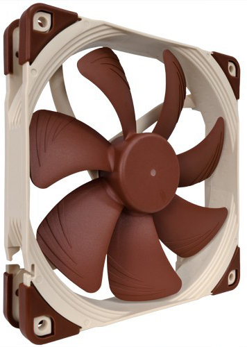 

Вентилятор для корпуса Noctua NF-A14 FLX 52.21 - 67.98 CFM, 140x140x25 мм, 900-1200 об/мин, 13.8 - 19.2dBA, 3-pin, NF-A14 FLX