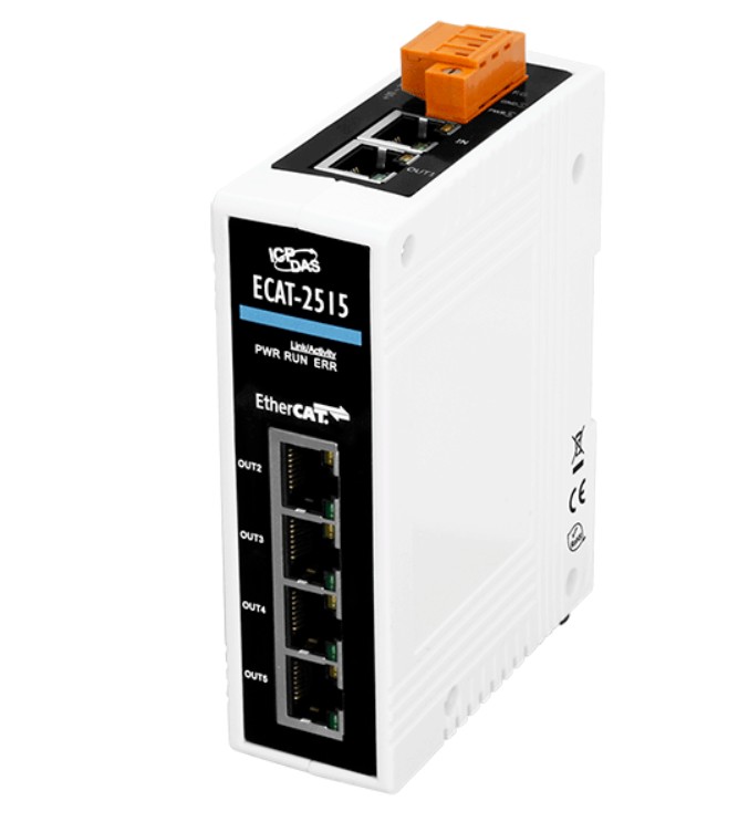

Модуль ICP DAS ECAT-2515 CR 1-to-5 Port EtherCAT Junction Slave Module (RoHS), ECAT-2515 CR