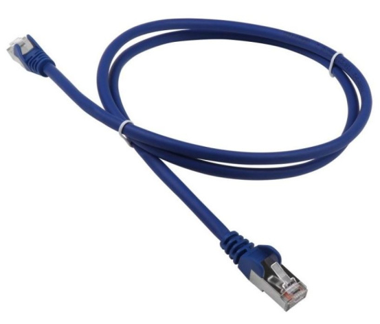 фото Кабель патч-корд F/UTP 5e кат. 0.5м Lanmaster LAN-PC45/S5E-0.5-BL в Перми