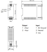 фото Преобразователь TRACO POWER TCL 024-124
