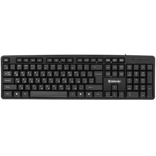 

МФУ 45440 Defender Проводная клавиатура Next HB-440 RU,черный,полноразмерная USB, 45440