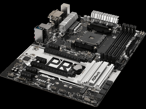 фото Материнская плата ATX ASRock AB350 Pro4