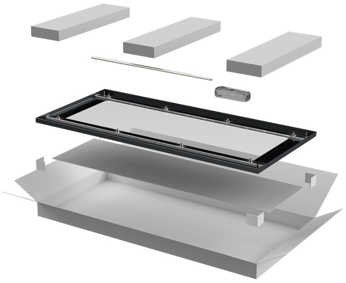 

Дверь ITK LN05-47U8X-DR LINEA N стеклянная 800мм шкафа 47U, черный, LN05-47U8X-DR