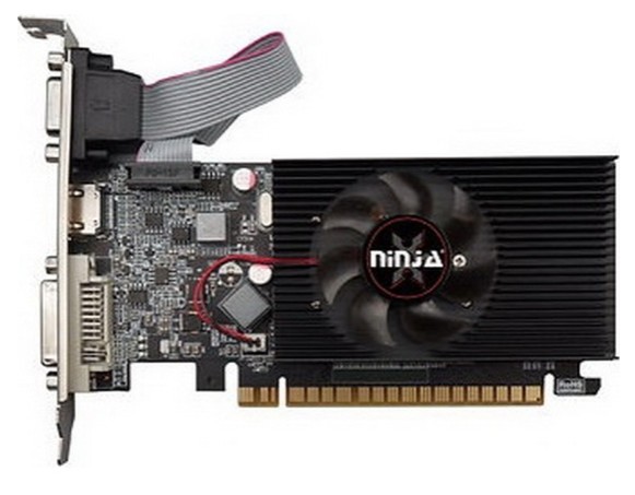 

Видеокарта PCI-E Sinotex GeForce GT210 Ninja (NF21NP013F) 1GB DDR3 64bit 40nm 589/1000MHz DVI/HDMI/CRT RTL, GeForce GT210 Ninja (NF21NP013F)
