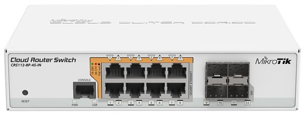 фото Коммутатор  Mikrotik CRS112-8P-4S-IN в Казани