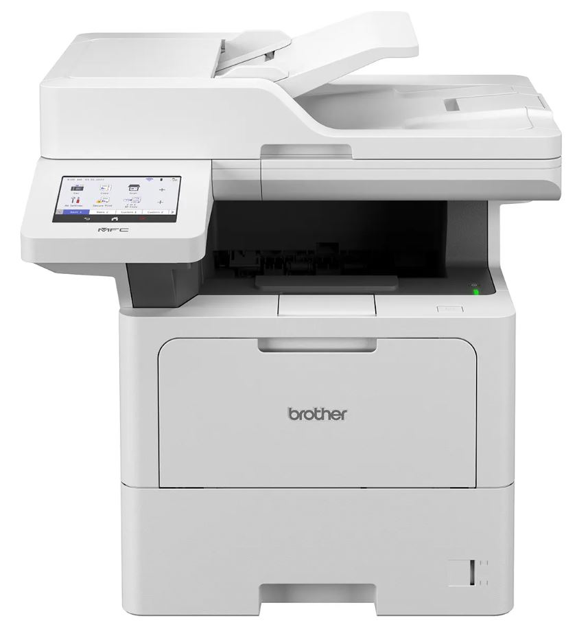 

МФУ лазерное черно-белое Brother MFC-L6710DW A4, 50стр/мин, 512Мб,PCL, дуплекс, факс, SPDF70, GigaLAN, WiFi, 1 лоток на 520л, стартовый картридж 6000с, MFC-L6710DW