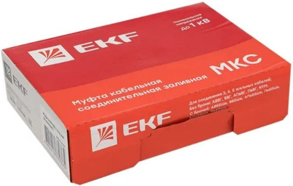 фото Муфта соединительная заливная EKF mks-2-k-b в Санкт-Петербургe