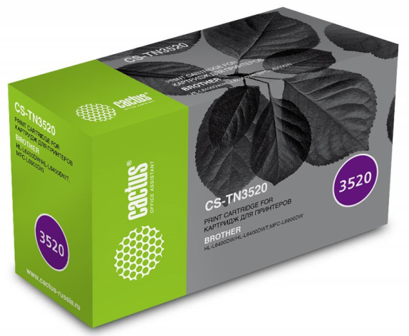 Изображение товара Картридж Cactus CS-TN3520 для Brother HL-L6400 и MFC-L6900DW черный