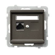 фото Розетка Ospel GPK-1R/K/m/40