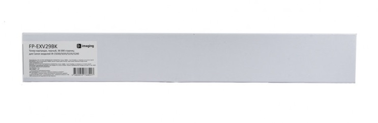 

Тонер-картридж F+ FP-EXV29BK черный, 36 000 страниц, для Canon моделей IR C5030/5035/5235/5240, FP-EXV29BK