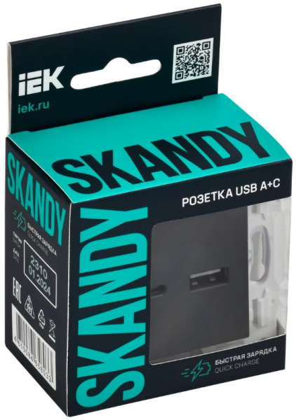 фото Розетка USB  IEK SK-U22-018-K53 в Казани