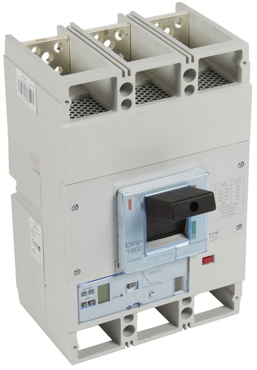 

Автоматический выключатель в литом корпусе Legrand 422301 DPX³ 1600 - эл. расц. S2, 36 кА, 400 В~, 3П, 1000 А, 422301