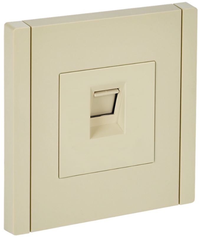 

Розетка компьютерная IEK FP-K10-2-K10 FORTE&PIANO RJ45 кат.6 FP431 ваниль, FP-K10-2-K10