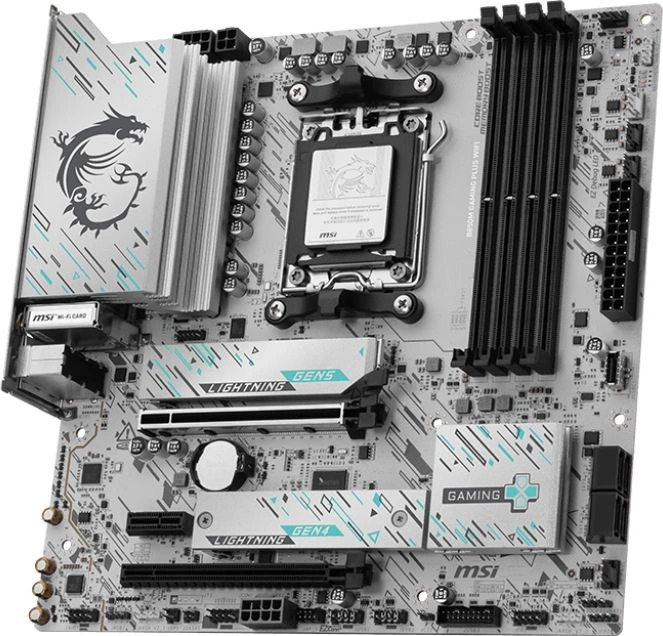 

Материнская плата MSI B840M GAMING WIFI6E (AM5, AMD B840, 2*DDR5, 2*PCIe, 2*M.2, 4*SATA, WiFi, BT, 2*USB 2.0, HDMI, DP), B840M GAMING WIFI6E