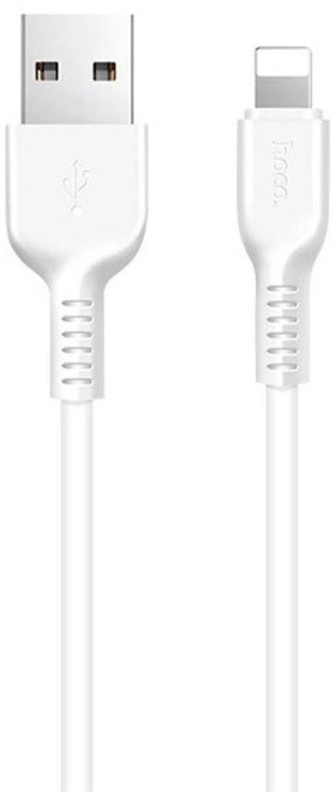 

Кабель Hoco X20 6957531068938 USB - 8 pin, 3.0м, круглый, 2.1A, силикон, цвет: белый (1/30/300), X20