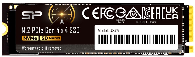 

Накопитель SSD M.2 2280 Silicon Power SP02KGBP44US7505 US75 2TB PCI-E 4.0 x4 7000/6500MB/s MTBF 1.5M, SP02KGBP44US7505