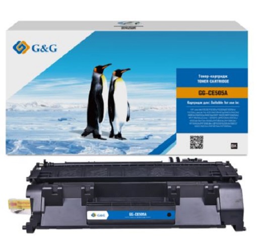 

Картридж GG-CE505A Cartridge G&G for HP LJ P2035/P2055/M401/M425dn/Canon LBP6300dn/6310dn/6650dn/6670 (2300), GG-CE505A
