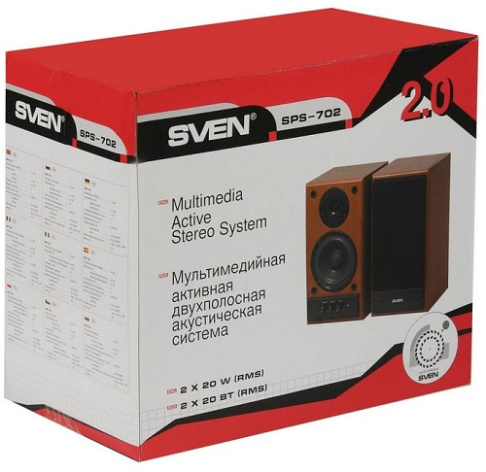фото Компьютерная акустика 2.0 Sven SPS-702 в Уфе