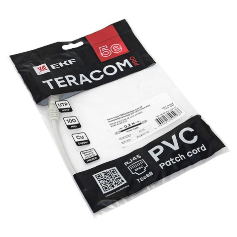 фото Кабель патч-корд  EKF TRP-5EUTP-PVC-02M-GY в Красноярске