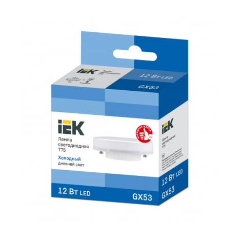 фото Лампа светодиодная IEK LLE-T80-12-230-65-GX53 в Казани