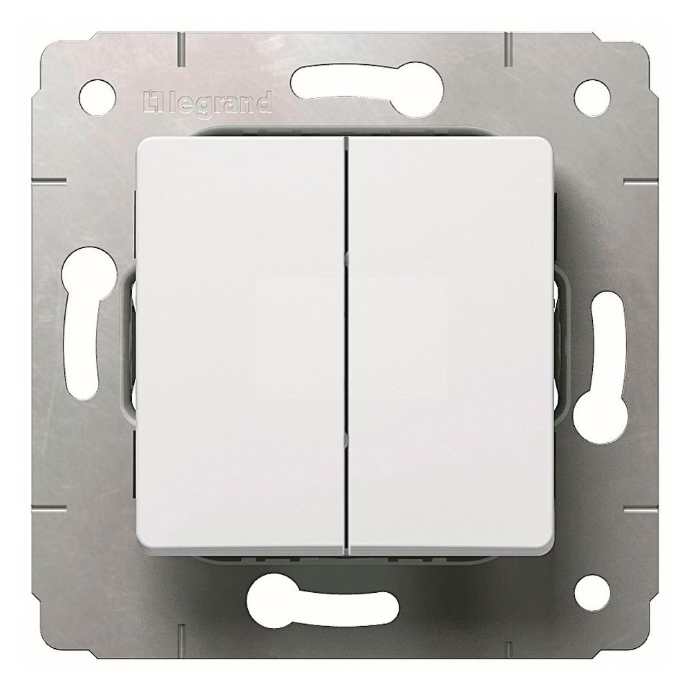 

Выключатель Legrand 773658 Cariva - автоматические клеммы, 10 А, 250 В~, белый, 773658