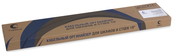 фото Кабельный организатор  Cabeus JB08-0,5U-BK в Краснодаре