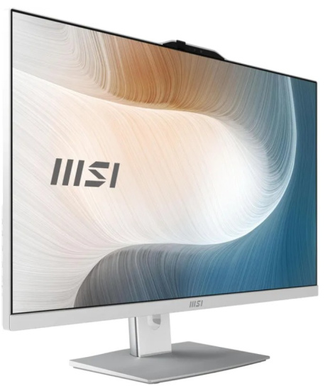 фото Моноблок 27" MSI Modern AM272P 1M-1468XRU (Intel Core 5 120U, 16ГБ SODIMM DDR5, SSD 512 ГБ, Intel UHD Graphics, Не установлена) Белый [9S6-AF8232-1468]