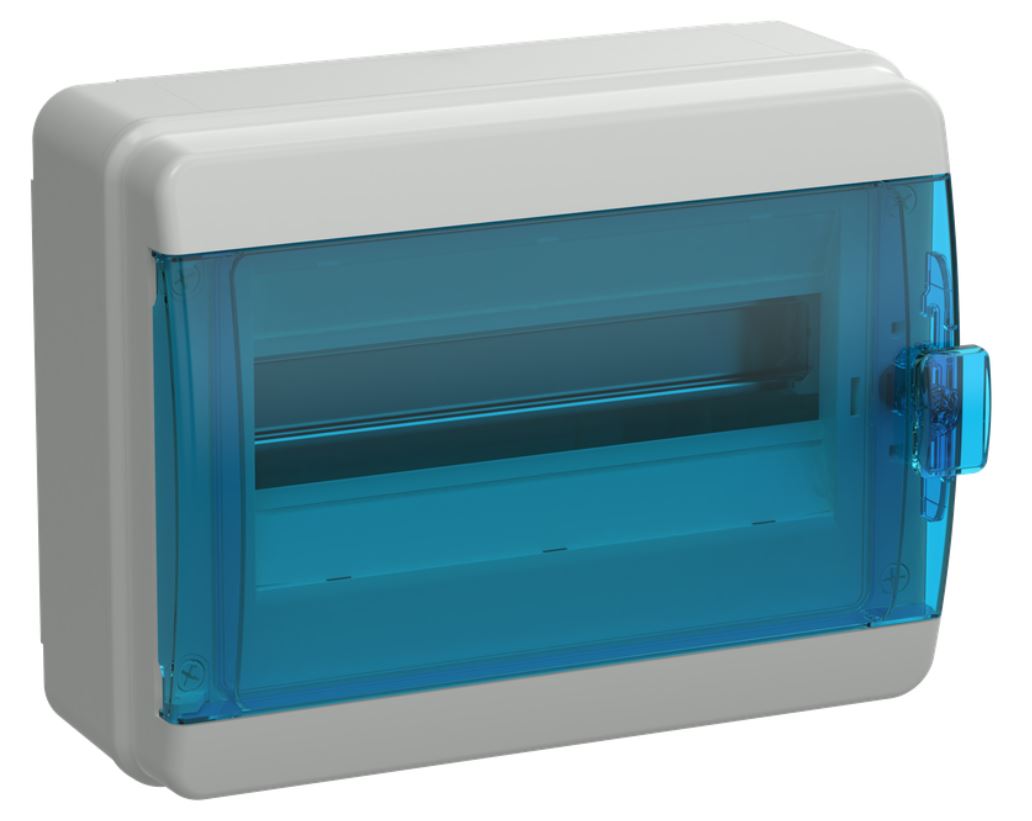 

Бокс IEK TF5-KP72-N-12-65-K03-K07 TEKFOR пластиковый КМПн-12 IP65 синяя прозрачная дверь, TF5-KP72-N-12-65-K03-K07