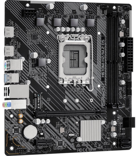 фото Материнская плата mATX ASRock H610M-H2/M.2 D5 в Перми